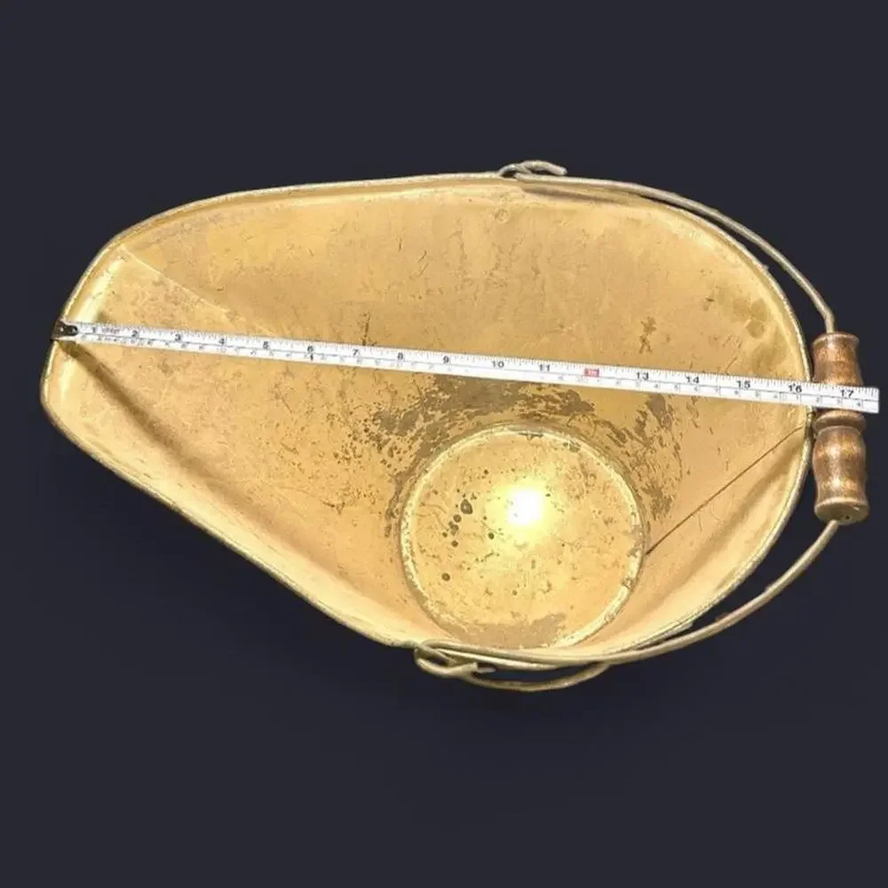 🚨 ANTIQUE Brass Coal Pail Scuttle Bucket Fireplace, Planter, Wine Cooler, etc🔥